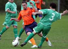 Photo d'archive Pascal Muller: Chantemerle (en orange) peut encore empêcher la promotion de TVRL dans le groupe D